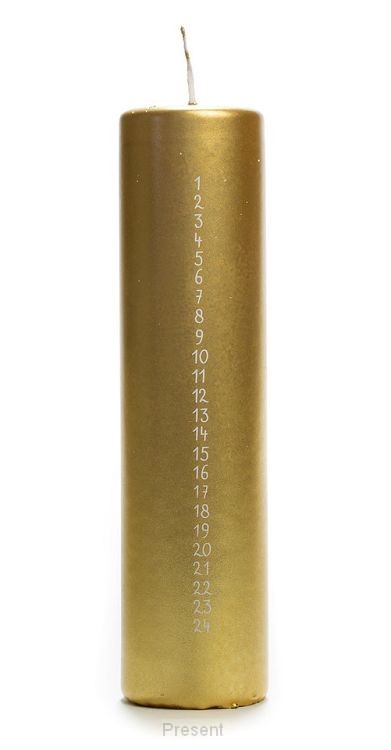 Adventkaars: Goud