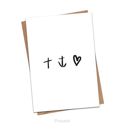 Geloof hoop liefde (symbolen)