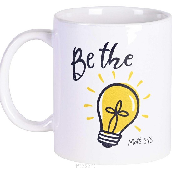 Ceramic mug 325ml, Be the Light