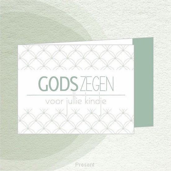 Wenskaart: Gods zegen voor jullie kindje