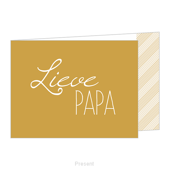 Wenskaart: Lieve papa