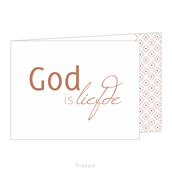 Wenskaart: God is Liefde