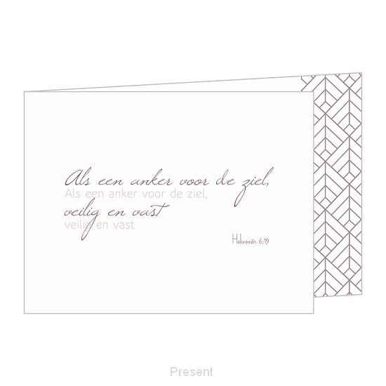 Wenskaart: Als een anker voor de ziel
