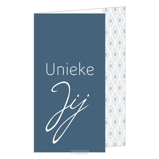 Wenskaart: Unieke jij