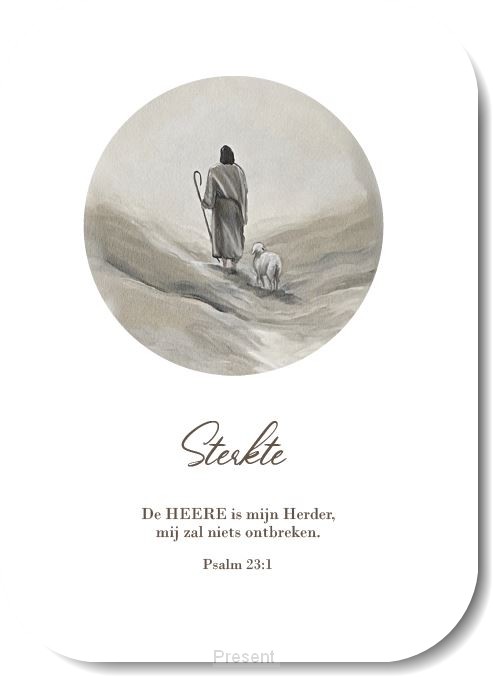 Enkele kaart: De HEERE is mijn Herder