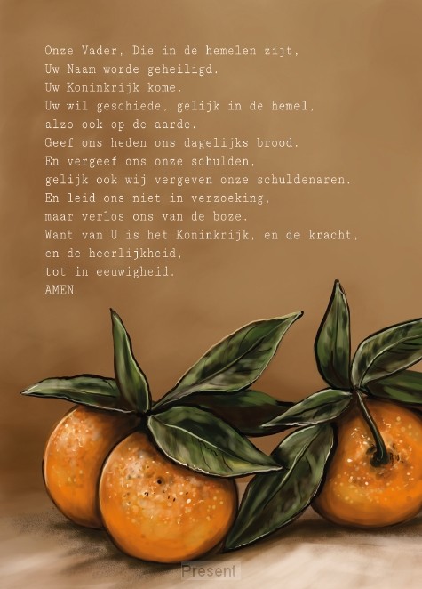 Enkele kaart: Onze Vader