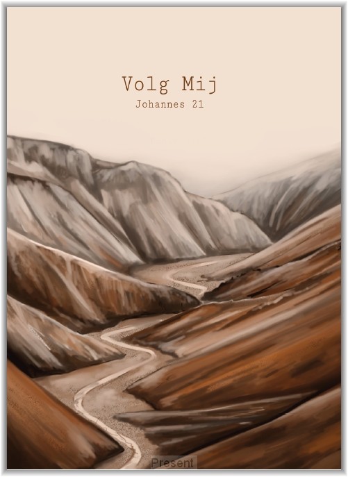 Kaartje A7: Volg Mij