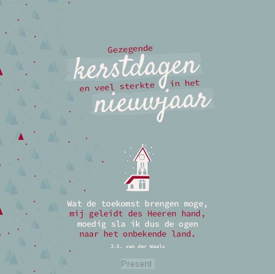 Enkele kaart: Gezegende kerstdagen