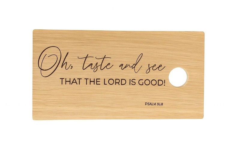 Pallette servingboard Oh taste and see 1