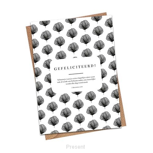 Gefeliciteerd schaam je voor je rimpeltj