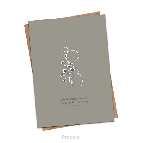 Kaart Zwangerschap Psalm 71:6