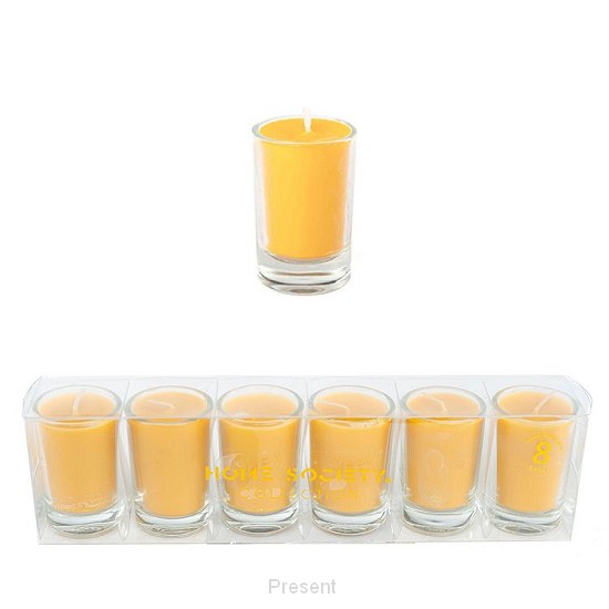 Votieve Candle Yellow Set (6st.)
