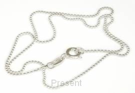 925 silver ball chain 50cm