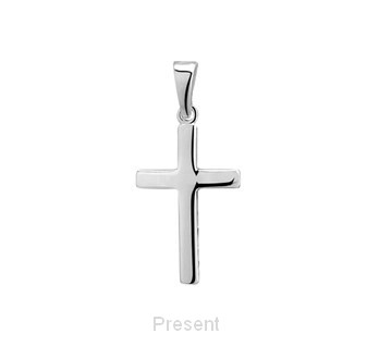 Silver pendant cross 20,5x12mm