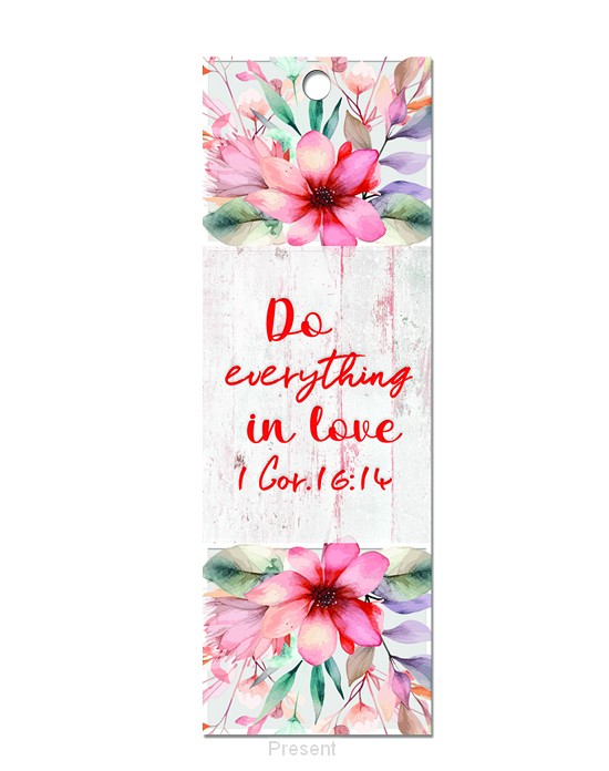 Luxleather Bookmark Do everything in lov