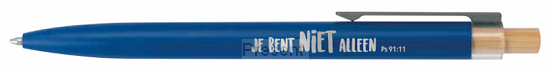 Pen Aluminium Bamboe Je bent niet alleen