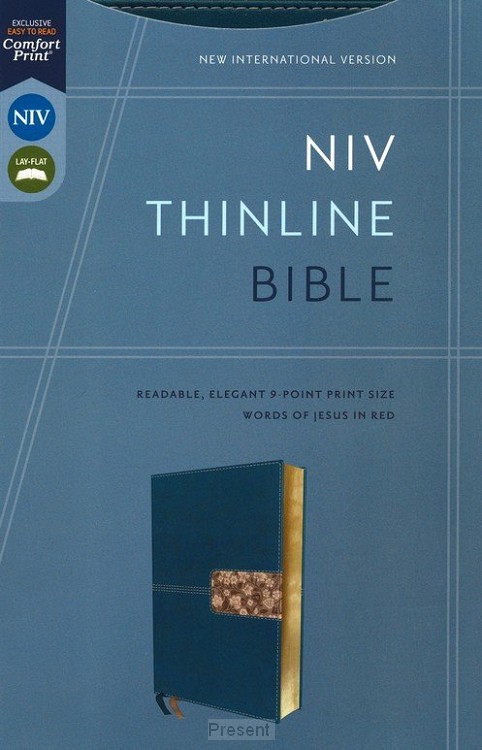 NIV-Thinline Bible Teal Imitation Leathe