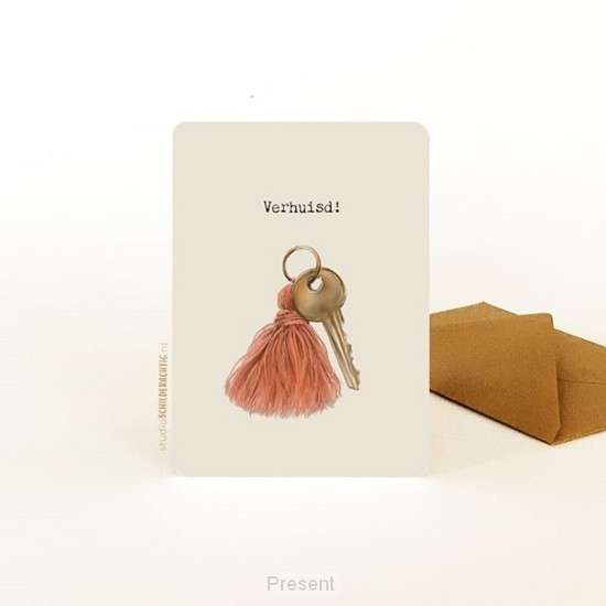 Enkele kaart: Verhuizing (sleutel)