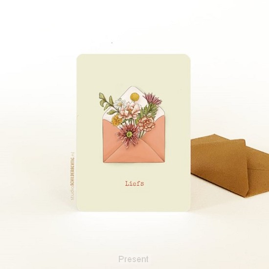 Enkele kaart: Liefs envelop
