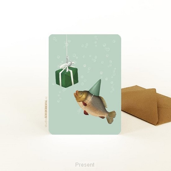 Enkele kaart: Jarige vis