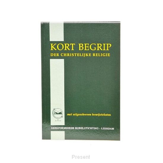 Kort Begrip der Christelijke Religie.
In deze uitgave zijn de oorspronkelijke bewijsteksten weer volledig opgenomen.
Gebrocheerd.
65 blz.
