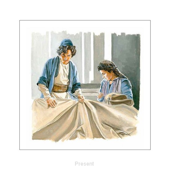 Dubbele wenskaart: Tentenmaker