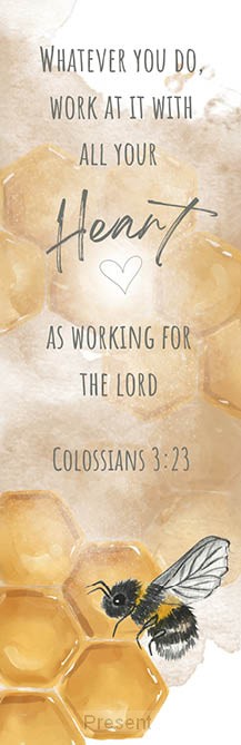 Boekenlegger watercolors: Heart