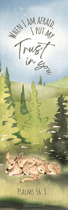 Boekenlegger watercolors: Trust in You