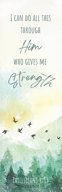 Boekenlegger watercolors: I can do all