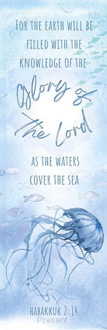 Boekenlegger watercolors: Glory