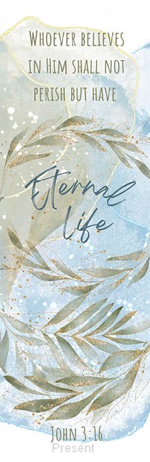 Boekenlegger watercolors: Eternal life