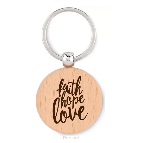 Sleutelhanger: Faith, Hope, Love