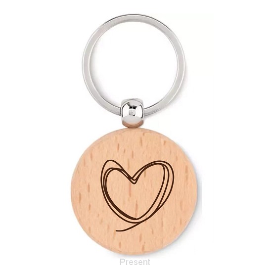 Sleutelhanger: Hart