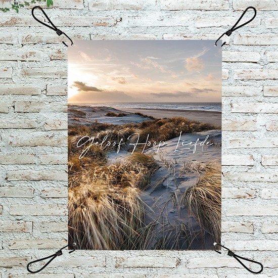 Tuinposter: Geloof, hoop en liefde