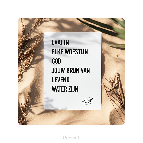 Visje cadeaubordje: Levend water