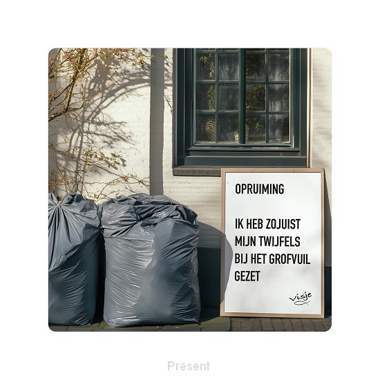 Visje cadeaubordje: Opruiming