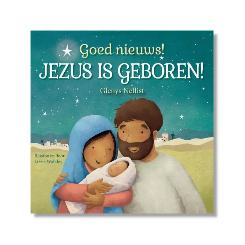 Goed nieuws! Jezus is geboren! 14x14cm