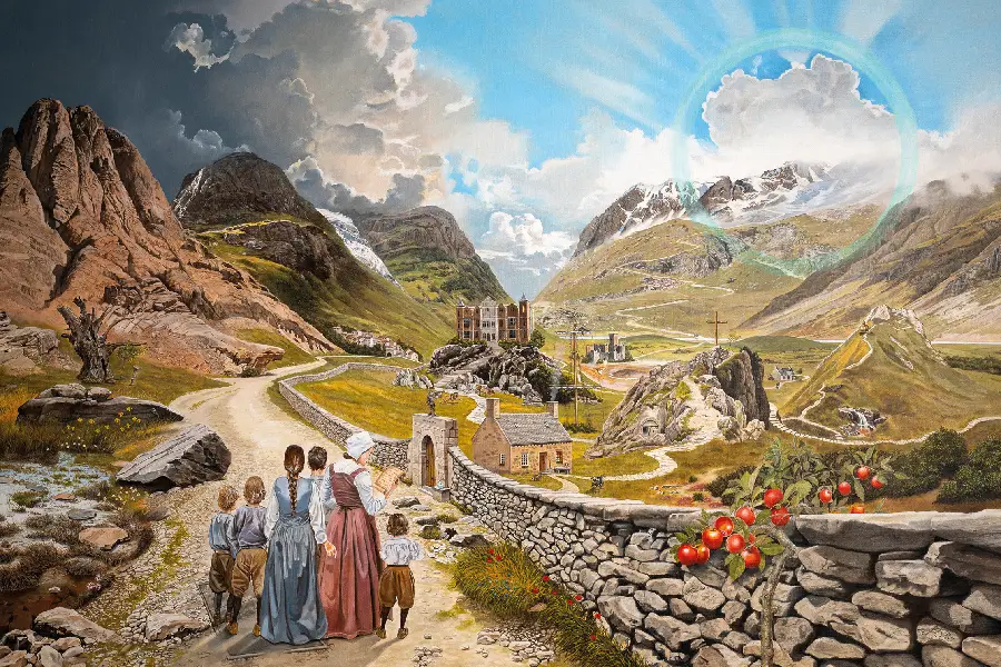 Hoofdpunten in de reis van Christinne