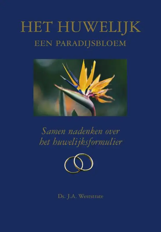 Het huwelijk een paradijsbloem