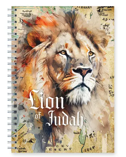 Wire O Hard Journal Lion of Judah