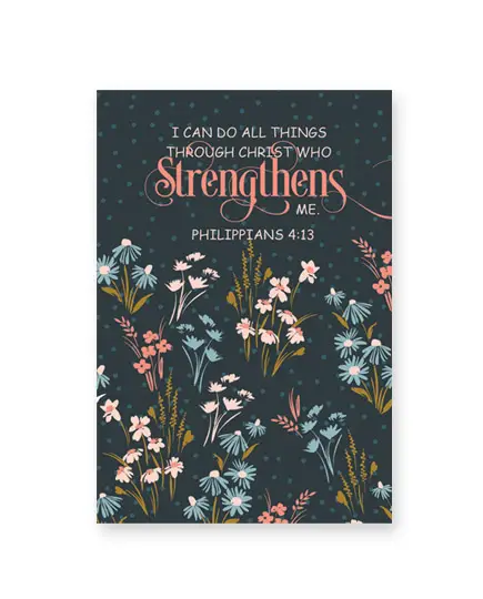 Notebook Pad I can do all things