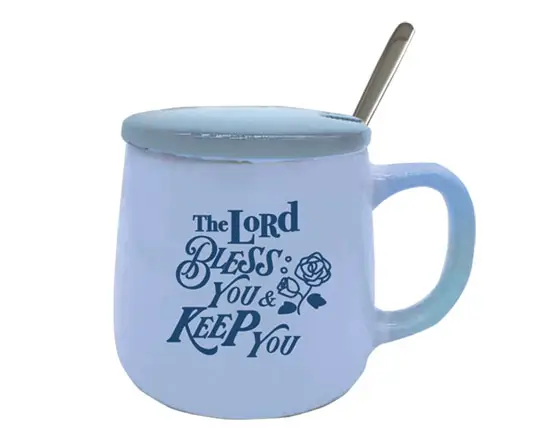 Mug Ceramic cover Lord bless you & keep
