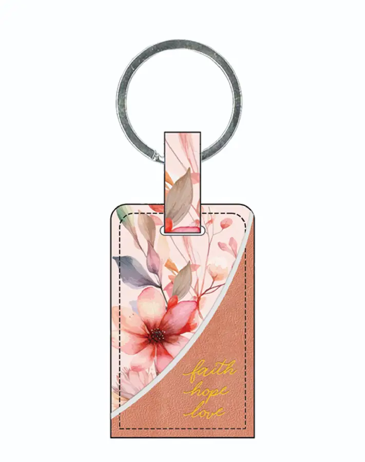 Keychain: Faith Hope Love