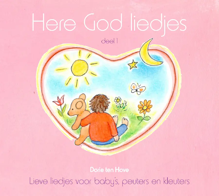Een cd voor baby's. dreumesen en peuters. 12 prachtige liedjes om samen God te eren en om kinderen te leren dat ze geliefd zijn. Zo is er een dankliedje dat vraagt om eigen invulling. een liedje met dierengeluiden en het 'Here God liedje'. Dit titelliedje maakte mijn dochter toen ze 2 was. Dick Le Mair (ook slagwerker bij Elly & Rikkert) en Daniël Tanate (gitaar en arrangementen) maken de liedjes een lust voor het oor! Dorie ten Hove (liedjes en zang).