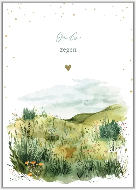 Enkele kaart: Gods zegen