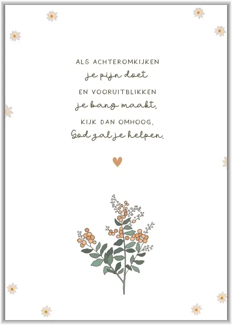 Enkele kaart: Als achteromkijken