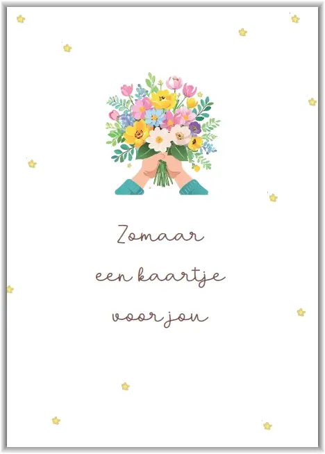 Enkele kaart: Zomaar