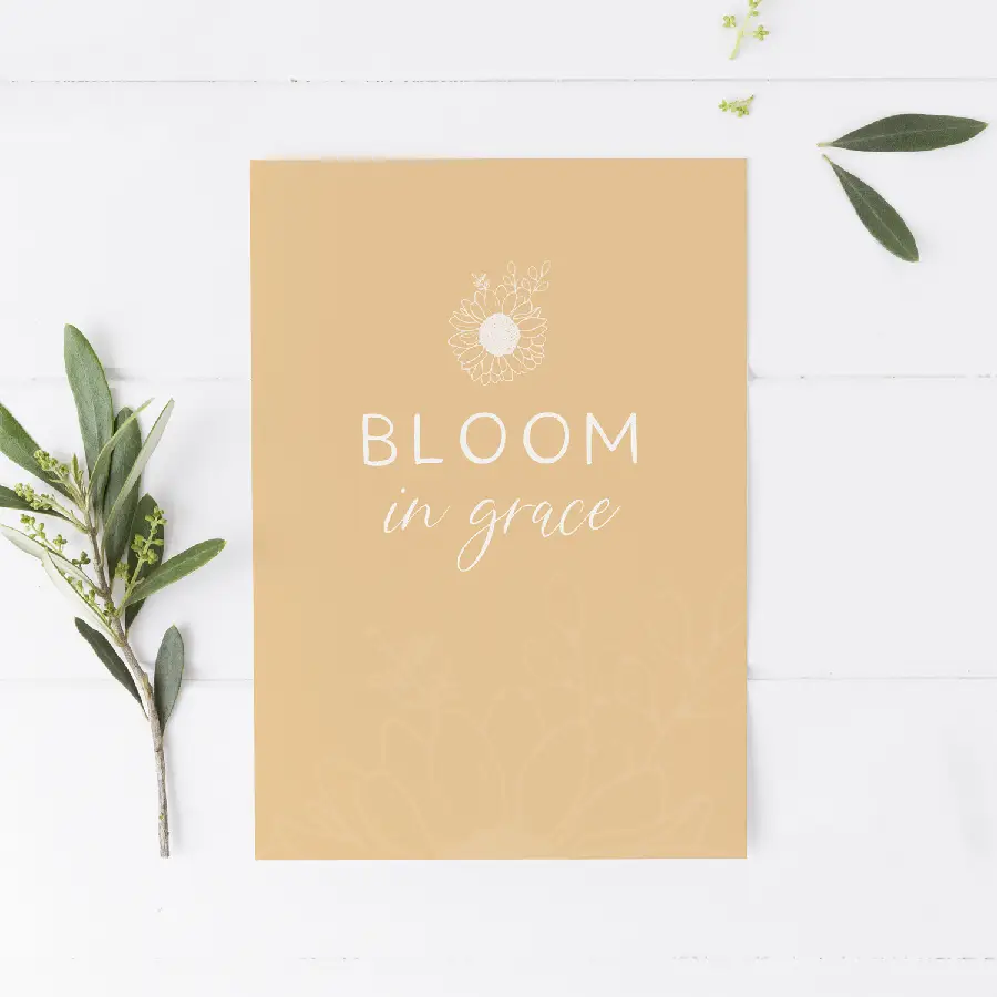 Enkele kaart: Bloom in grace