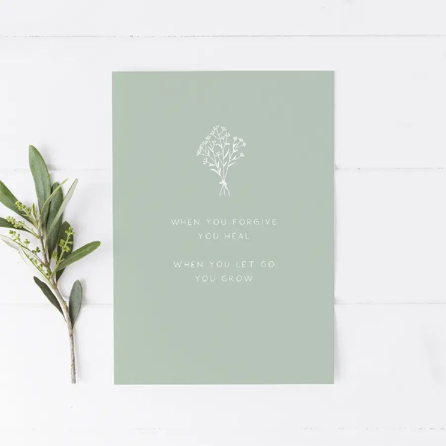 Enkele kaart: When you forgive