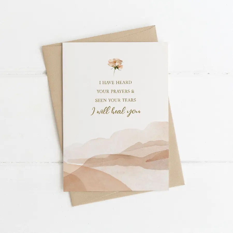 Enkele kaart: I have heard your prayers